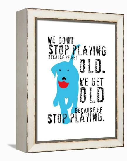 Don’t Stop Playing-Ginger Oliphant-Framed Stretched Canvas