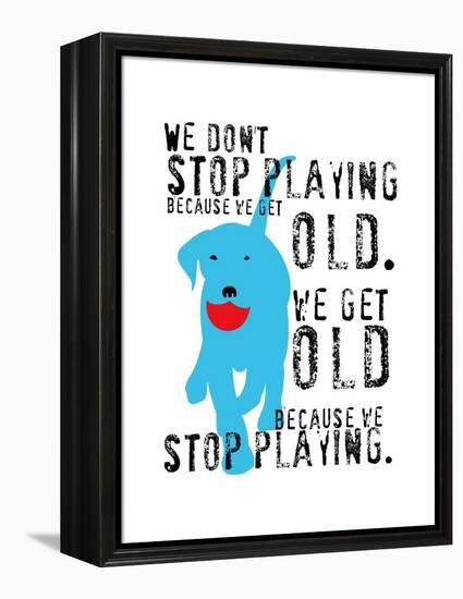 Don’t Stop Playing-Ginger Oliphant-Framed Stretched Canvas