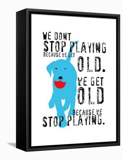 Don’t Stop Playing-Ginger Oliphant-Framed Stretched Canvas