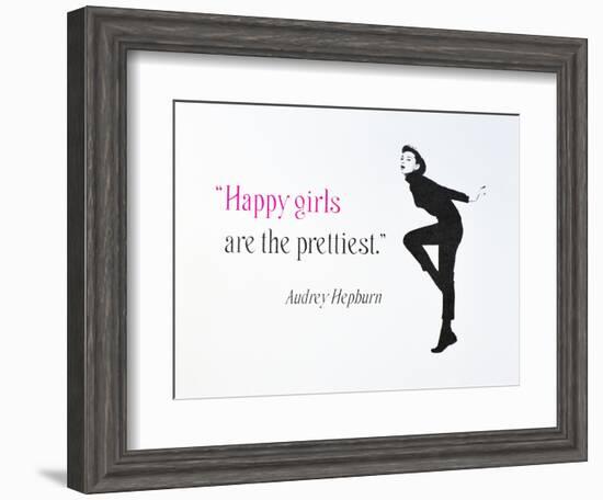 Don't worry, be happy-Anne Storno-Framed Giclee Print