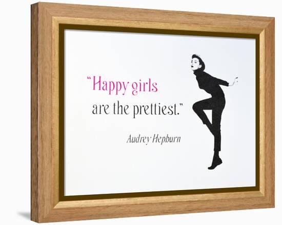 Don't worry, be happy-Anne Storno-Framed Premier Image Canvas