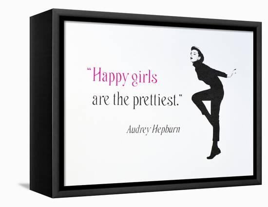 Don't worry, be happy-Anne Storno-Framed Premier Image Canvas