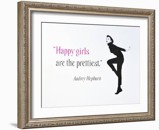 Don't worry, be happy-Anne Storno-Framed Giclee Print