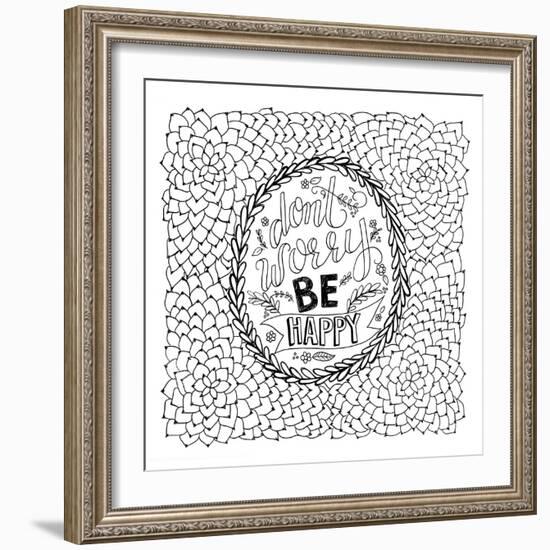 Don't Worry-Valerie McKeehan-Framed Art Print