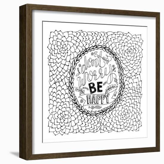 Don't Worry-Valerie McKeehan-Framed Art Print