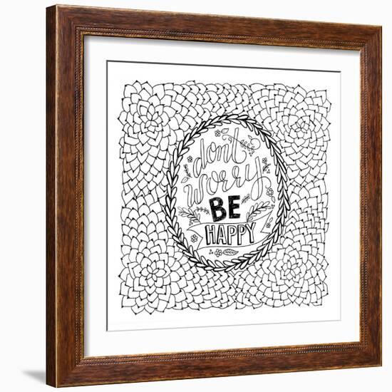 Don't Worry-Valerie McKeehan-Framed Art Print