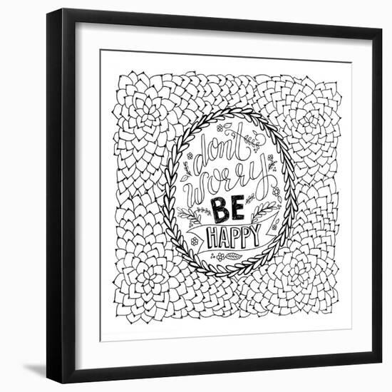 Don't Worry-Valerie McKeehan-Framed Art Print