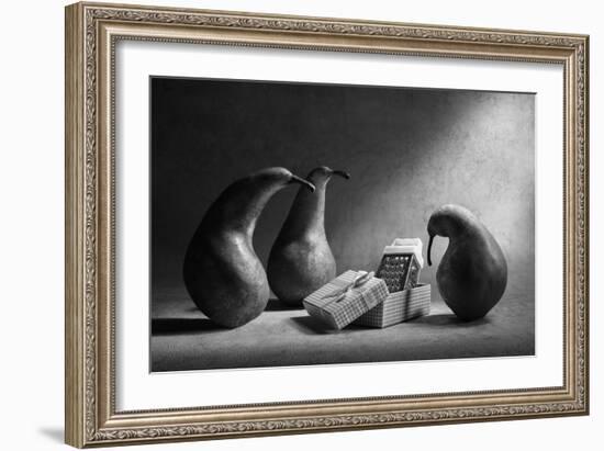 Don't You Like Our Present?!-Victoria Ivanova-Framed Photographic Print