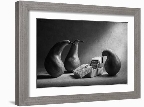 Don't You Like Our Present?!-Victoria Ivanova-Framed Photographic Print