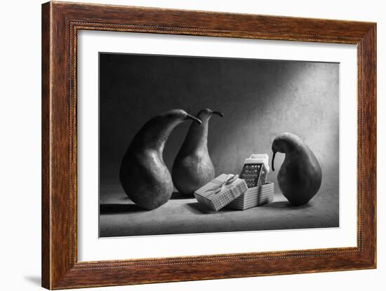 Don't You Like Our Present?!-Victoria Ivanova-Framed Photographic Print