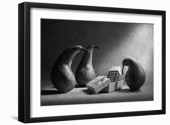 Don't You Like Our Present?!-Victoria Ivanova-Framed Photographic Print