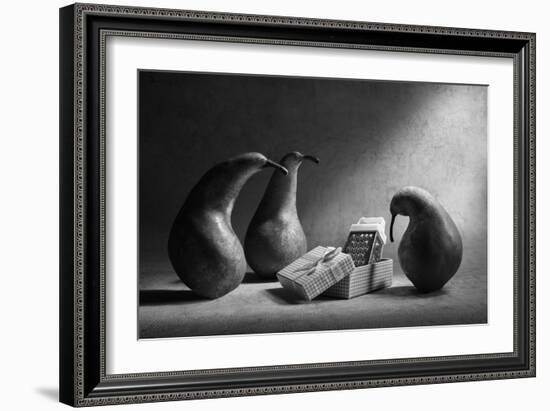 Don't You Like Our Present?!-Victoria Ivanova-Framed Photographic Print