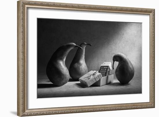 Don't You Like Our Present?!-Victoria Ivanova-Framed Photographic Print