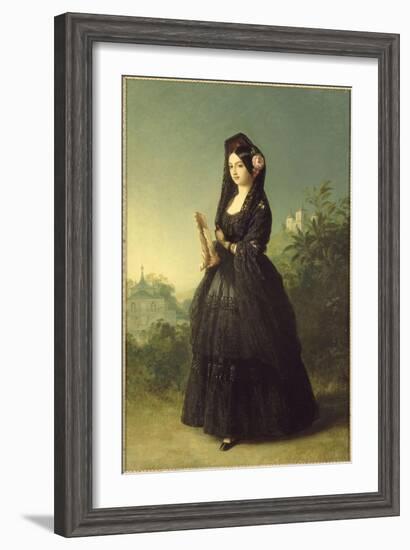 Dona Marie-Louise-Ferdinande de Bourbon-Franz Xaver Winterhalter-Framed Giclee Print