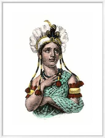 Dona Marina, La Malinche, Native Interpreter for Hernando Cortes, Spanish  Conquest of Aztec Mexico' Giclee Print | Art.com