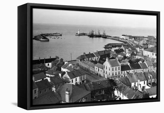 Donaghadee Harbour, 1914-Staff-Framed Premier Image Canvas