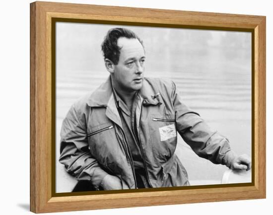 Donald Campbell at Coniston, Cumbria,1956-null-Framed Premier Image Canvas