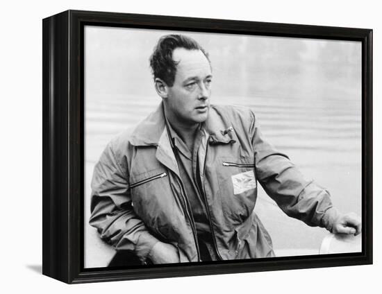 Donald Campbell at Coniston, Cumbria,1956-null-Framed Premier Image Canvas