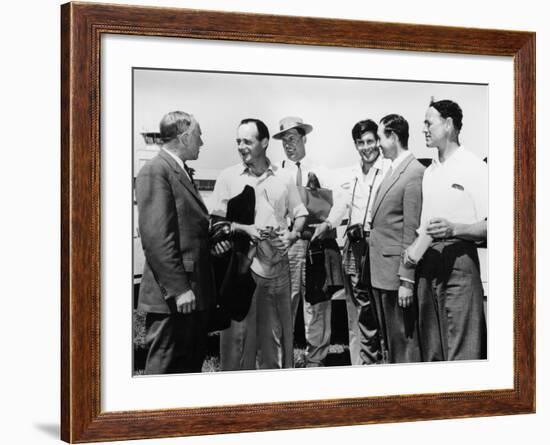 Donald Campbell in South Australia, C1963-null-Framed Photographic Print