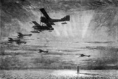WW1 - British Seaplanes in Action, Cuxhaven, Germany, 1915-Donald Maxwell-Art Print