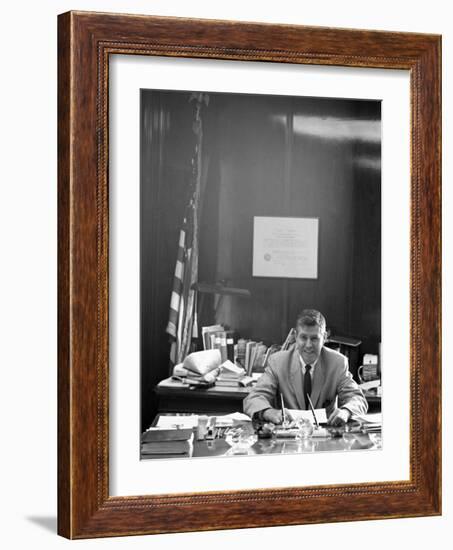 Donald Nixon (Richard Nixon's Brother), Circa 1960-Grey Villet-Framed Photographic Print