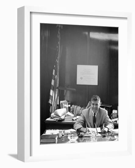 Donald Nixon (Richard Nixon's Brother), Circa 1960-Grey Villet-Framed Photographic Print