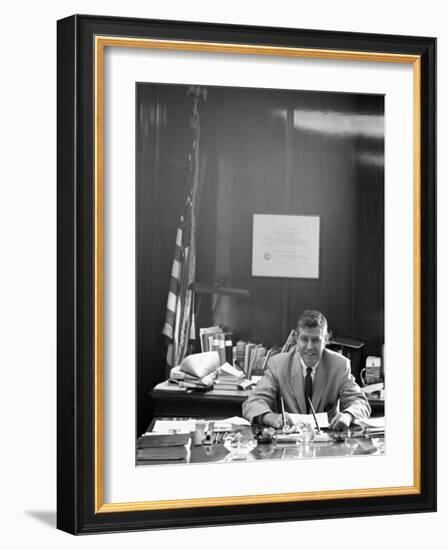 Donald Nixon (Richard Nixon's Brother), Circa 1960-Grey Villet-Framed Photographic Print