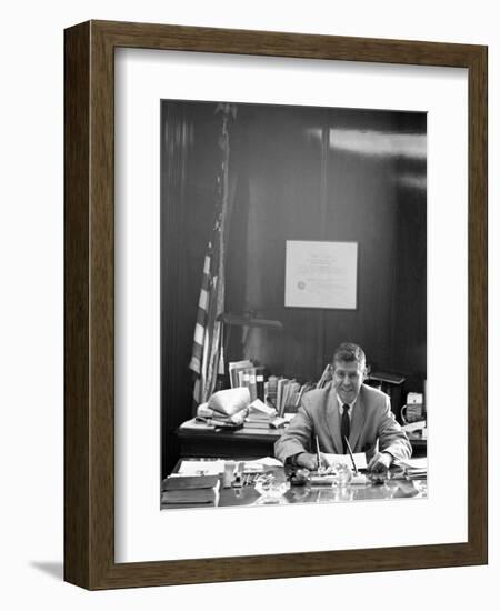 Donald Nixon (Richard Nixon's Brother), Circa 1960-Grey Villet-Framed Photographic Print