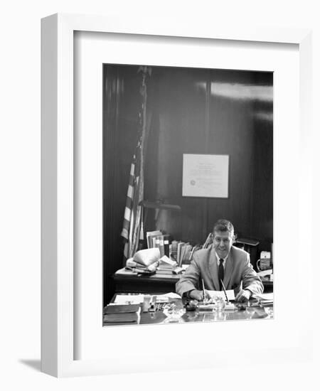 Donald Nixon (Richard Nixon's Brother), Circa 1960-Grey Villet-Framed Photographic Print