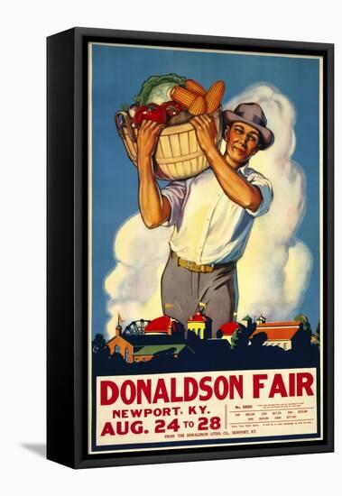 Donaldson State Fair Poster-null-Framed Premier Image Canvas