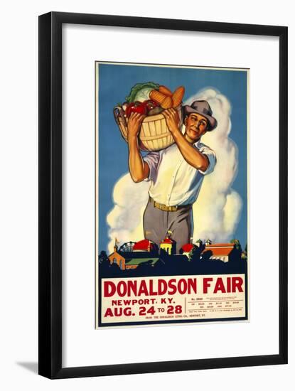 Donaldson State Fair Poster-null-Framed Giclee Print