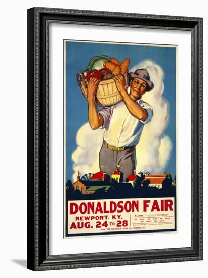 Donaldson State Fair Poster-null-Framed Giclee Print