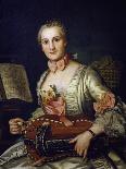 Lady Playing Hurdy-Gurdy, 1741-Donat Nonotte-Framed Giclee Print