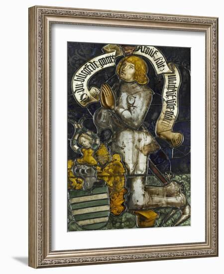 Donateur de la famille Fleckenstein, vitrail-d'Andlau Peter Hemmel-Framed Giclee Print