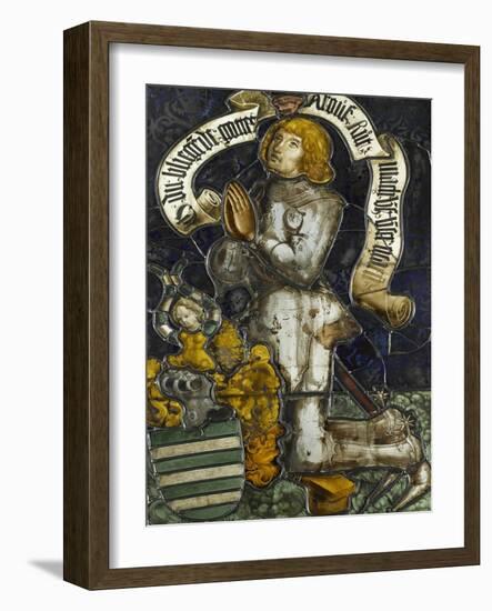 Donateur de la famille Fleckenstein, vitrail-d'Andlau Peter Hemmel-Framed Giclee Print