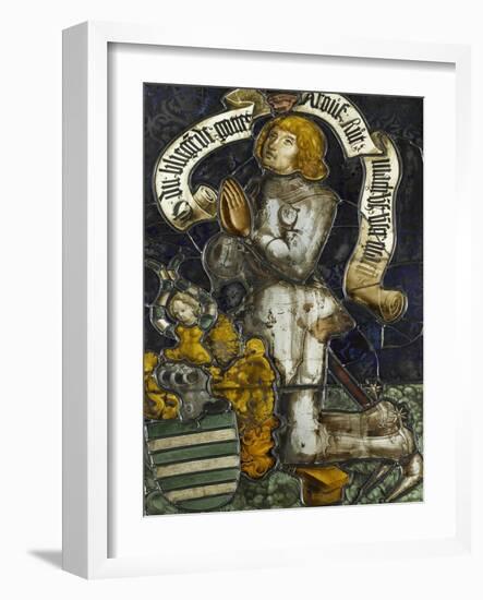 Donateur de la famille Fleckenstein, vitrail-d'Andlau Peter Hemmel-Framed Giclee Print