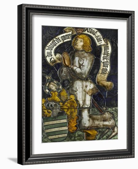 Donateur de la famille Fleckenstein, vitrail-d'Andlau Peter Hemmel-Framed Giclee Print