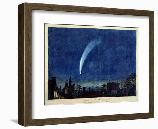 Donati's Comet, 1858 (W/C on Paper)-J. M. W. Turner-Framed Giclee Print