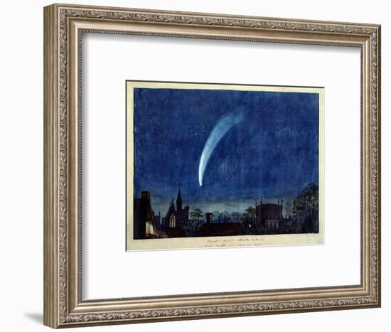 Donati's Comet, 1858 (W/C on Paper)-J. M. W. Turner-Framed Premium Giclee Print