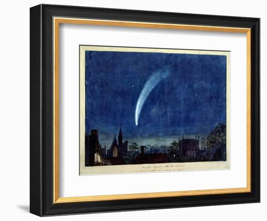 Donati's Comet, 1858 (W/C on Paper)-J. M. W. Turner-Framed Premium Giclee Print