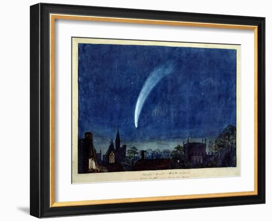 Donati's Comet, 1858 (W/C on Paper)-J. M. W. Turner-Framed Giclee Print