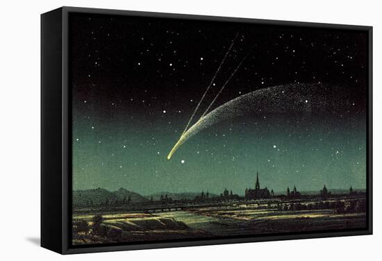 Donati's Comet, 1858-Detlev Van Ravenswaay-Framed Premier Image Canvas