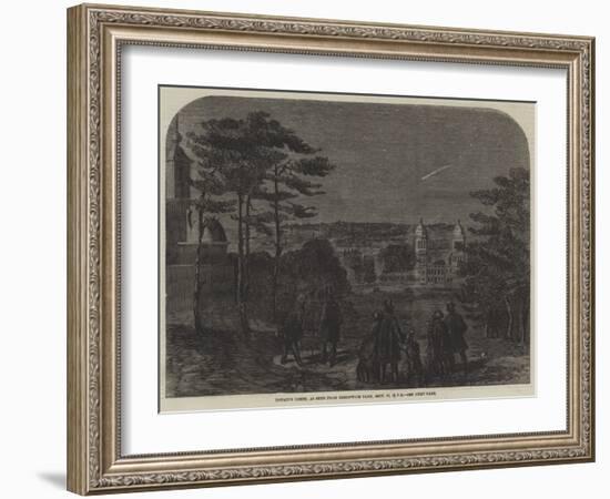 Donati's Comet, as Seen from Greenwich Park, 17 September, 7 PM-null-Framed Giclee Print