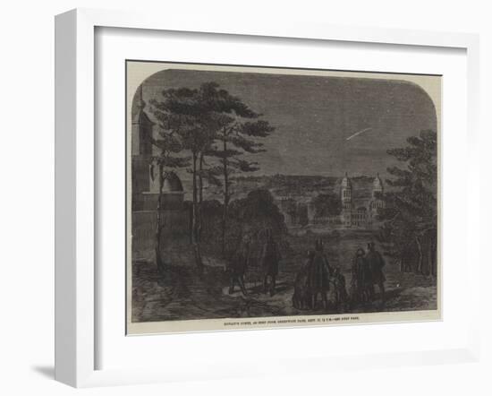 Donati's Comet, as Seen from Greenwich Park, 17 September, 7 PM-null-Framed Giclee Print