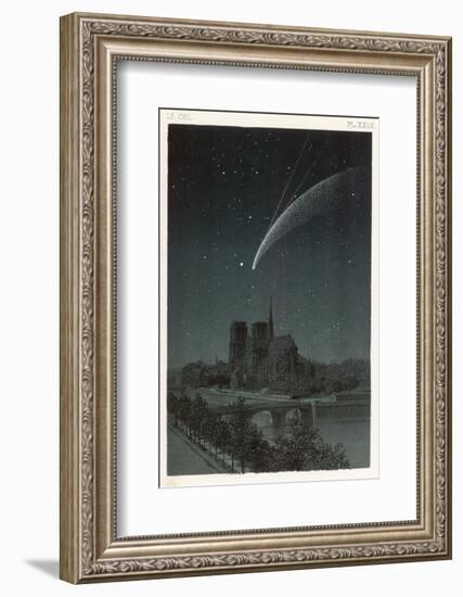 Donati's Comet Observed Over Paris-null-Framed Photographic Print