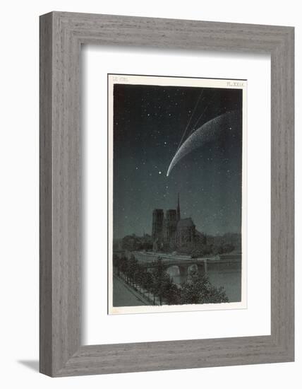 Donati's Comet Observed Over Paris-null-Framed Photographic Print