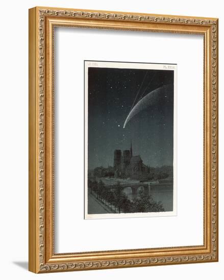 Donati's Comet Observed Over Paris-null-Framed Photographic Print