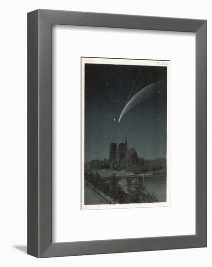 Donati's Comet Observed Over Paris-null-Framed Photographic Print