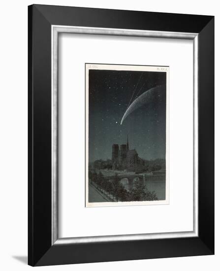 Donati's Comet Observed Over Paris-null-Framed Photographic Print