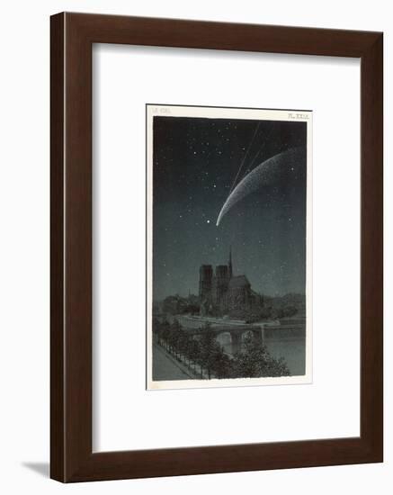 Donati's Comet Observed Over Paris-null-Framed Photographic Print